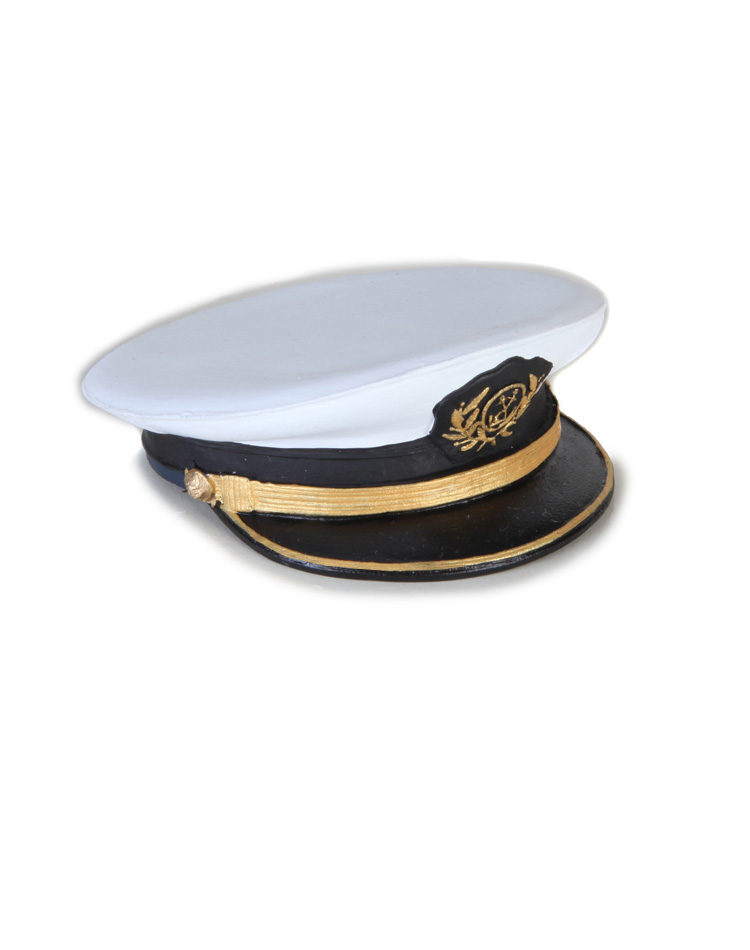 Gorra de plato de oficial de la Marina Mercante