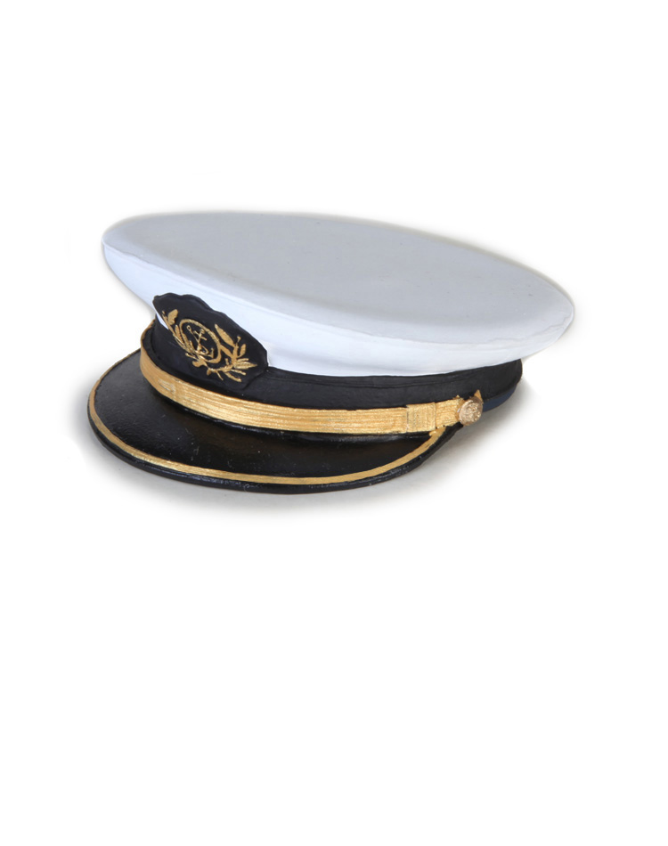 Gorra de plato de oficial de la Marina Mercante